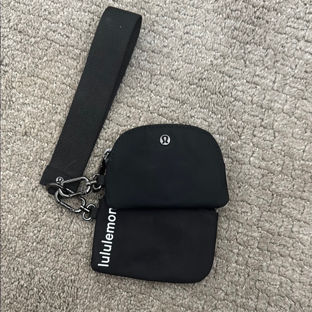 lululemon athletica Black Wristlet
